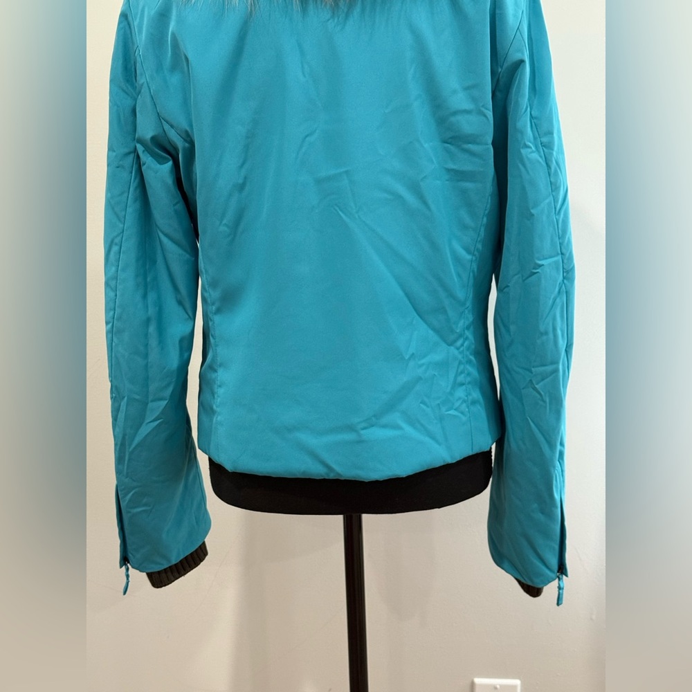 Allegri L Blue Full Zip Jacket with Faux Fur Collar 821 - Picture 8 of 9